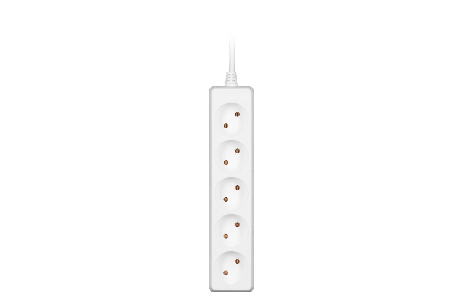 2E Power strip 1.5m, 5xTypeC, 10A, white - 3