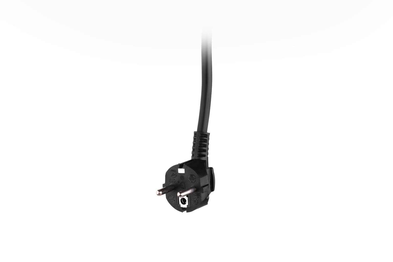 2E Power strip 3m, 5xTypeF, 16A, black - 5
