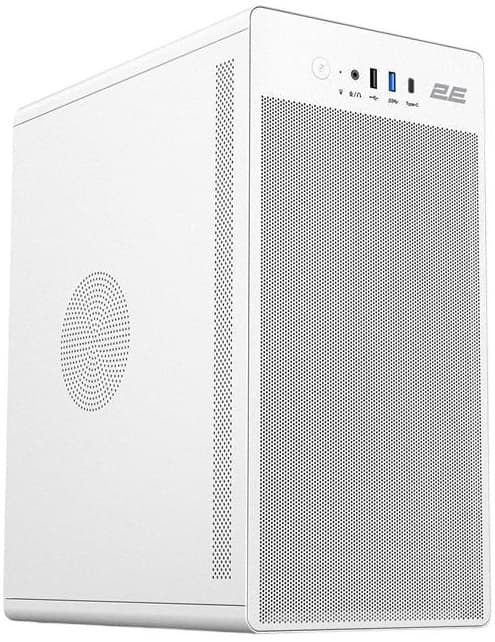 2E PC Rational Intel i3-12100, 8Gb, F128GB+500GB, UMA, H610, 2E-V285W-400, Win11H+M365P1yr, white