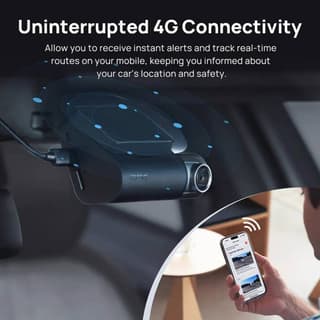 70mai Dash Cam A510, Built in GPS, 140°, Car Video Recorder, Black — 4