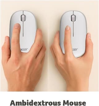 Acer Wireless Bubble Mouse, AMR100, White, retail pack - 4
