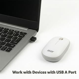 Acer Wireless Bubble Mouse, AMR100, White, retail pack - 6