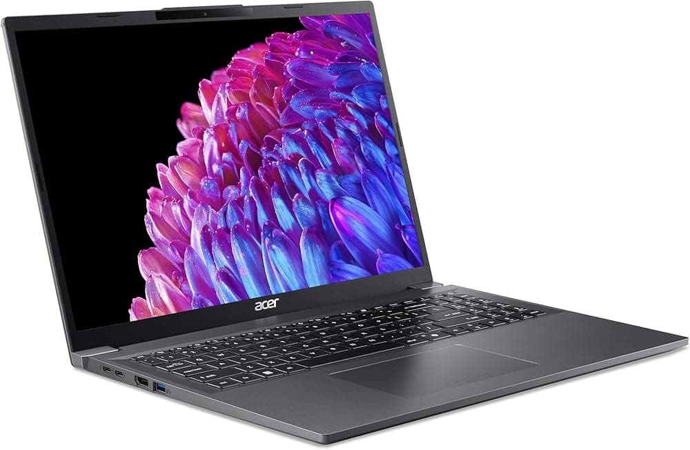 Acer Aspire 16 A16-71M 16" WUXGA+ OLED, Intel Core Ultra 5 115U, 16GB, 512GB SSD, Integrated Graphics, Linux, gray