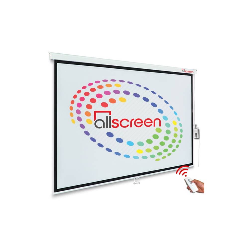Allscreen ELECTRIC PROJECTION SCREEN 240X180CM CMP-12043 HD FABRIC WITH REMOTE CONTROL DIAGONAL 120 INCH / 304 CM
