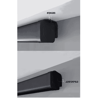 Allscreen CWP-8080B, MANUAL PROJECTION SCREEN, 200X200CM HD FABRIC CWP-8080B 110 inch — 2