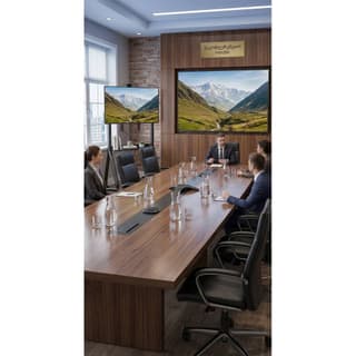 Allscreen TR43, 55"-120", TV Mount With Roller, Black — 6