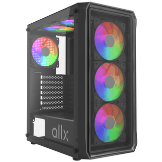 ALLX AX-G2044, Computer Case, ATX, MATX, ITX, USB3.0, USB1.0x2, HD AUDIO, Black