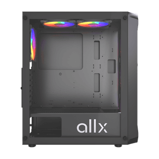ALLX AX-G2044, Computer Case, ATX, MATX, ITX, USB3.0, USB1.0x2, HD AUDIO, Black — 4