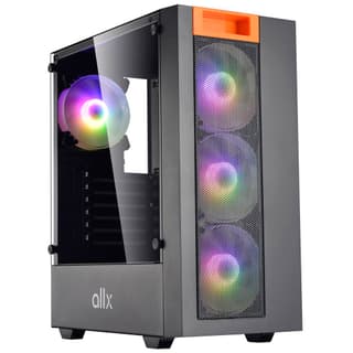 ALLX AX-G2045, Computer Case, Micro-ATX, ATX, USB 3.0x1, USB 1.0x2, AUDIO, Black — 2