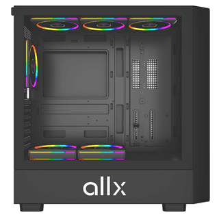 ALLX AX-G2147, Computer Case, EATX, ATX, MATX, ITX, USB 3.0, USB, HD Audio, Black/Brown — 4