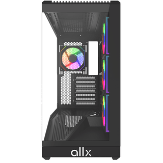 ALLX AX-G2346, Computer Case, ATX, MATX, ITX, USB 3.0, Type-C, HD Audio, Black — 3