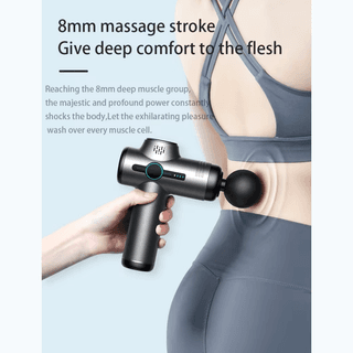 ALLX AXM-324G, 18W, 3200Rpm, Mini Massage Gun, Gray — 5