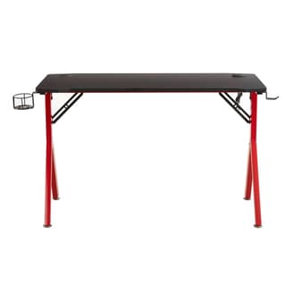 ALLX TE-Y18, Gaming Desk, Red/Black — 2