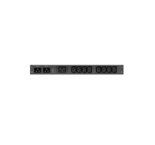 APC NetShelter Rack Automatic Transfer Switch, 1U, 16A, 230V, 2 C20 IN, 8 C13, 1 C19 OUT, 50/60Hz 2