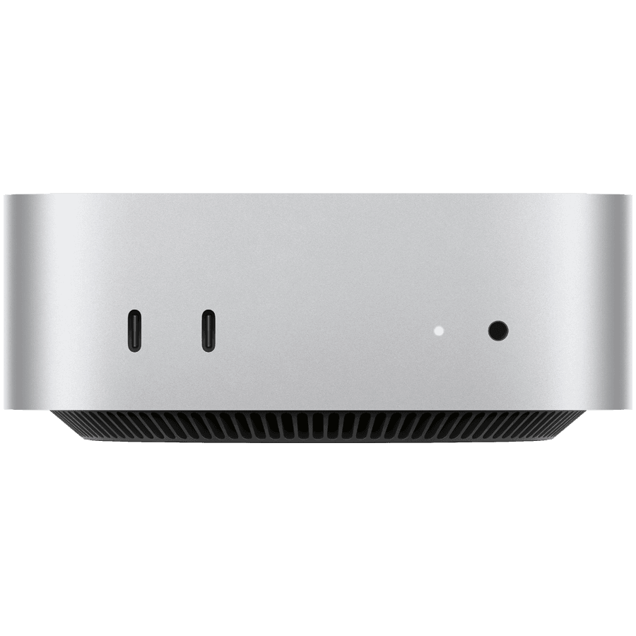 Mac mini: Apple M6 chip with 12-core CPU and 12-core GPU, 16GB, 512GB SSD