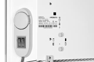Ardesto Convector CH-1500MOW 15m2, 1500w, mechanical control, open heating element, white - 5