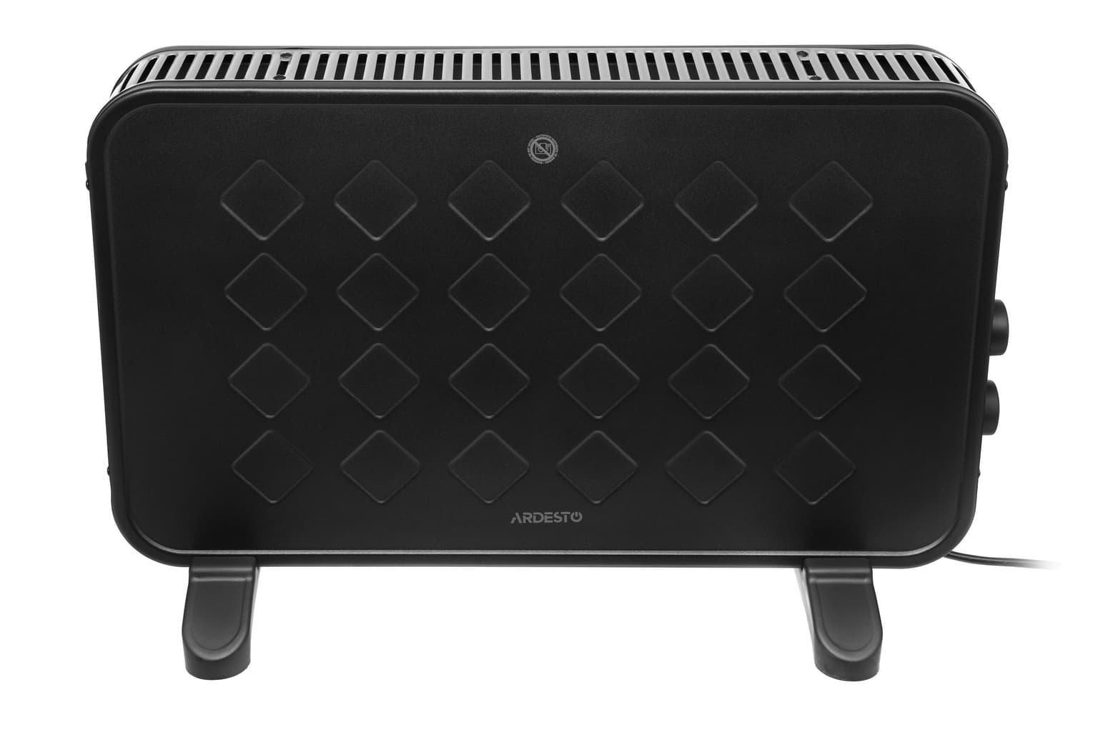 Ardesto Convector, 20m2, 2000w, mechanical control, open heating element, black - 6