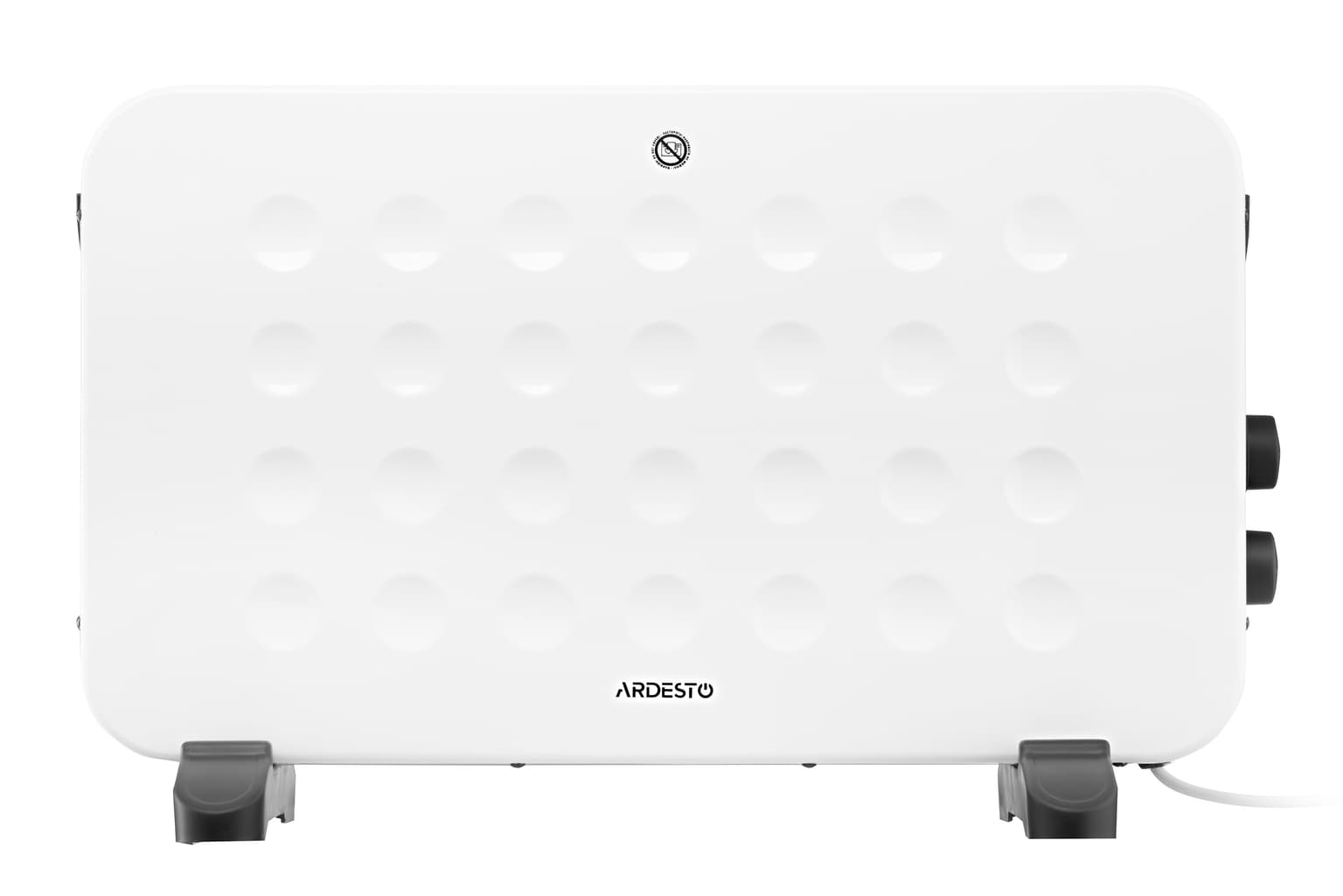 Ardesto Convector, 20m2, 2000w, mechanical control, open heating element, white - 3