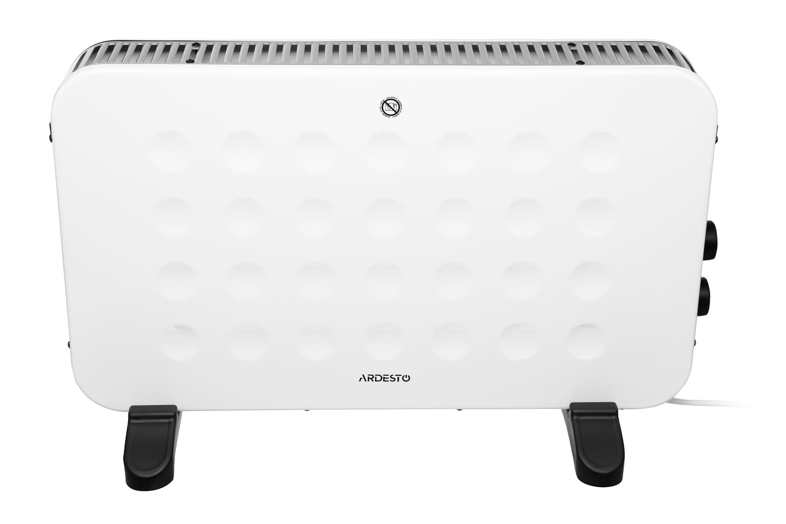 Ardesto Convector, 20m2, 2000w, mechanical control, open heating element, white - 6
