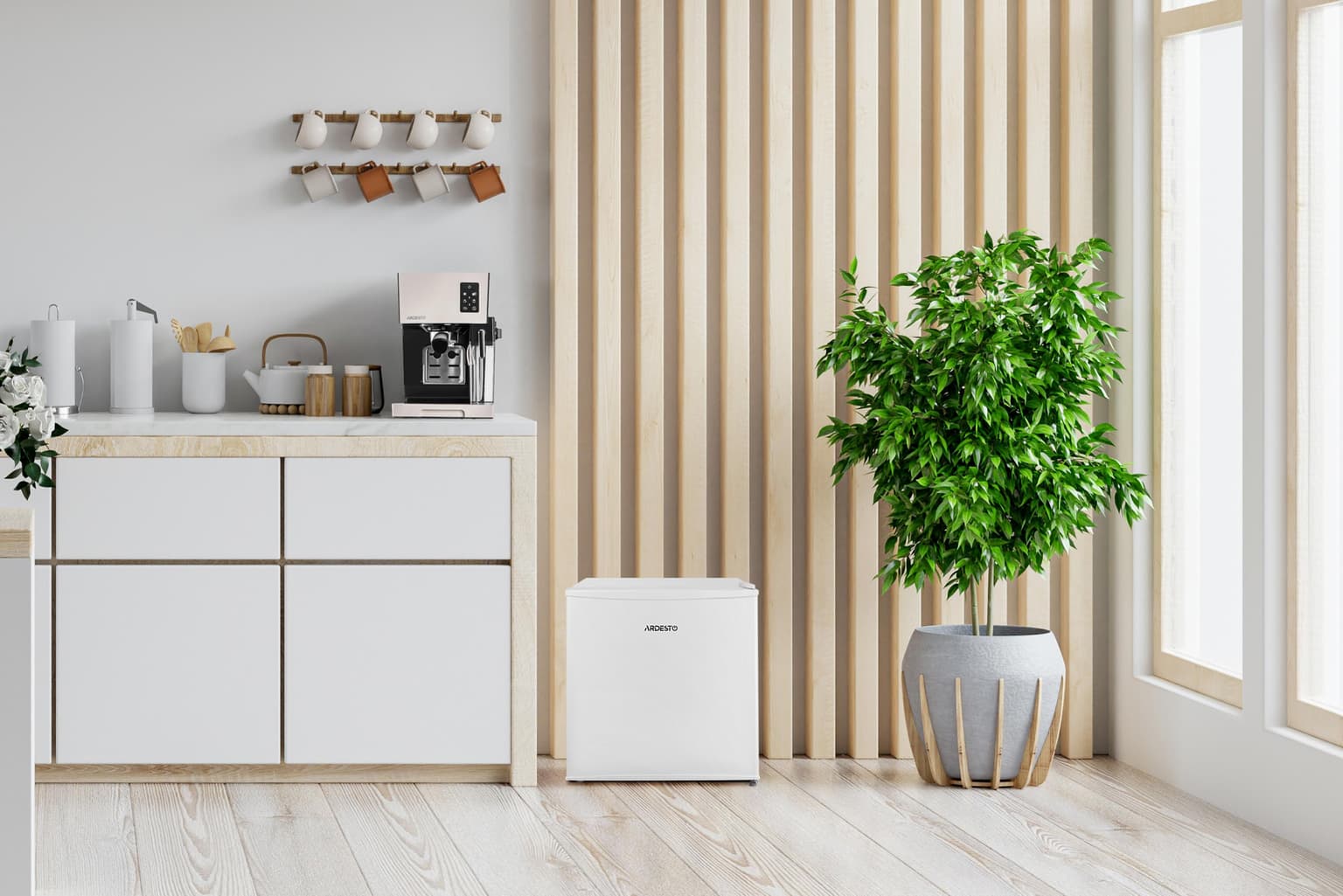 Ardesto Refrigerator mini, 49.2x47.2x4549.2, 43L, A+, ST, white - 3