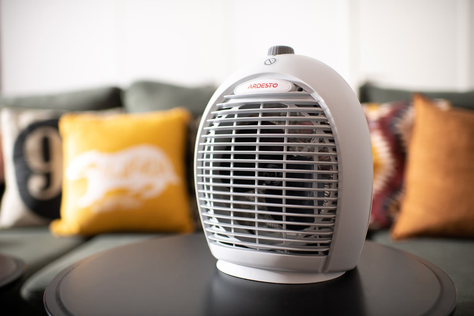 Ardesto Fan heater, 20m2, 2000w, mechanical control, spiral heating element, grey - 2