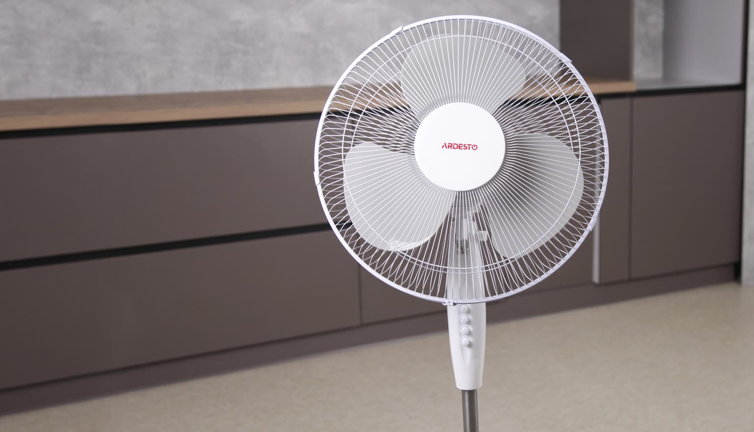 Ardesto Floor fan FN-1608CW 40cm, 45W, white - 2