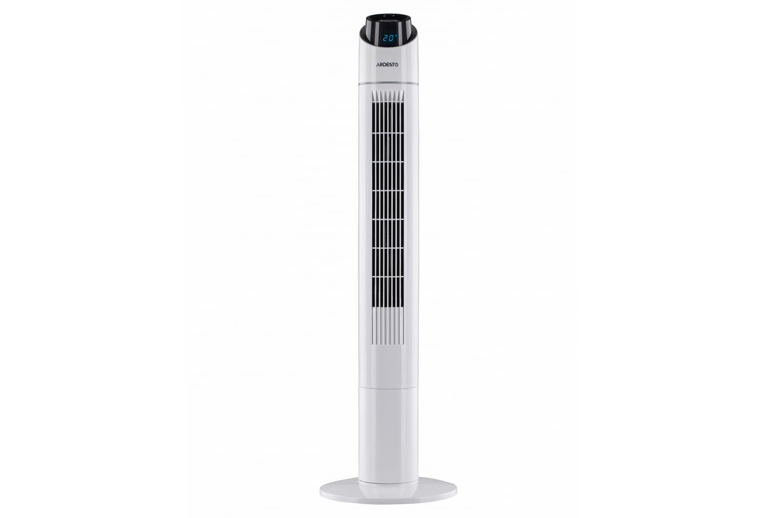 Ardesto Column fan FNT-R44X1W 110cm, 50W, remote control, display, black and white - 4