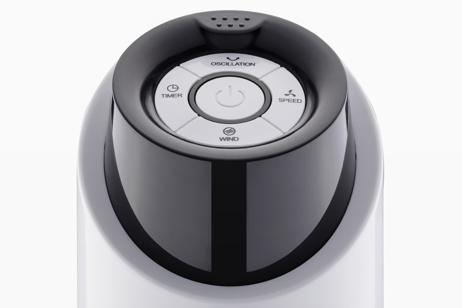 Ardesto Column fan FNT-R44X1W 110cm, 50W, remote control, display, black and white - 6