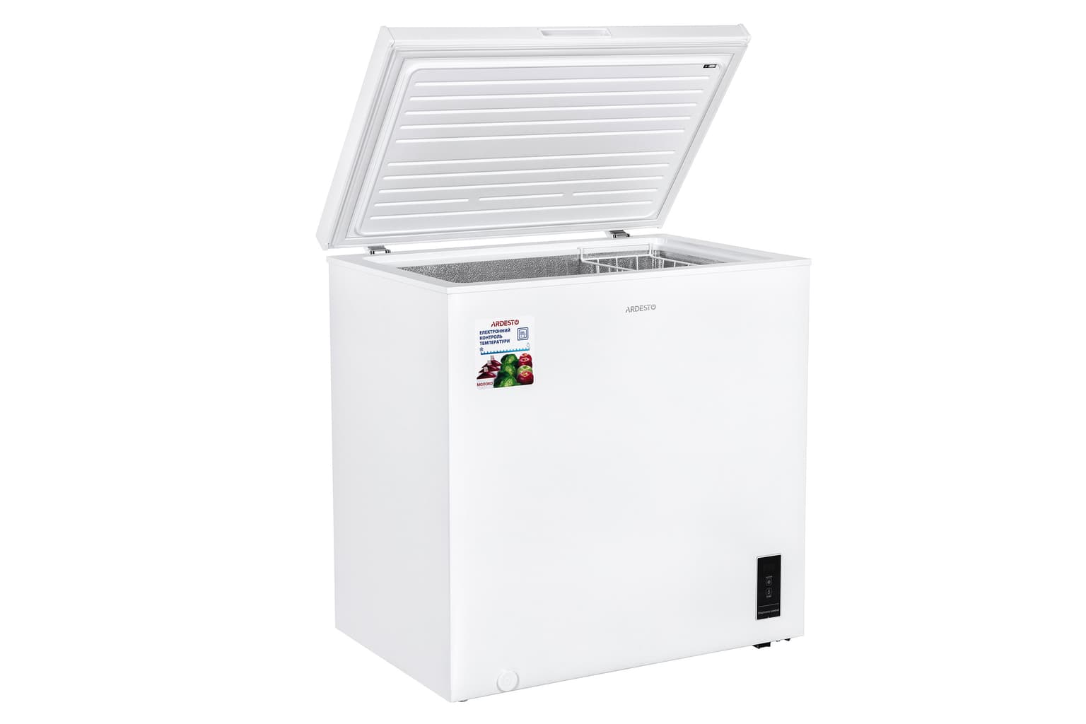 Ardesto Chest freezer, 198L, A+, ST, display ext, ref mode, white - 2