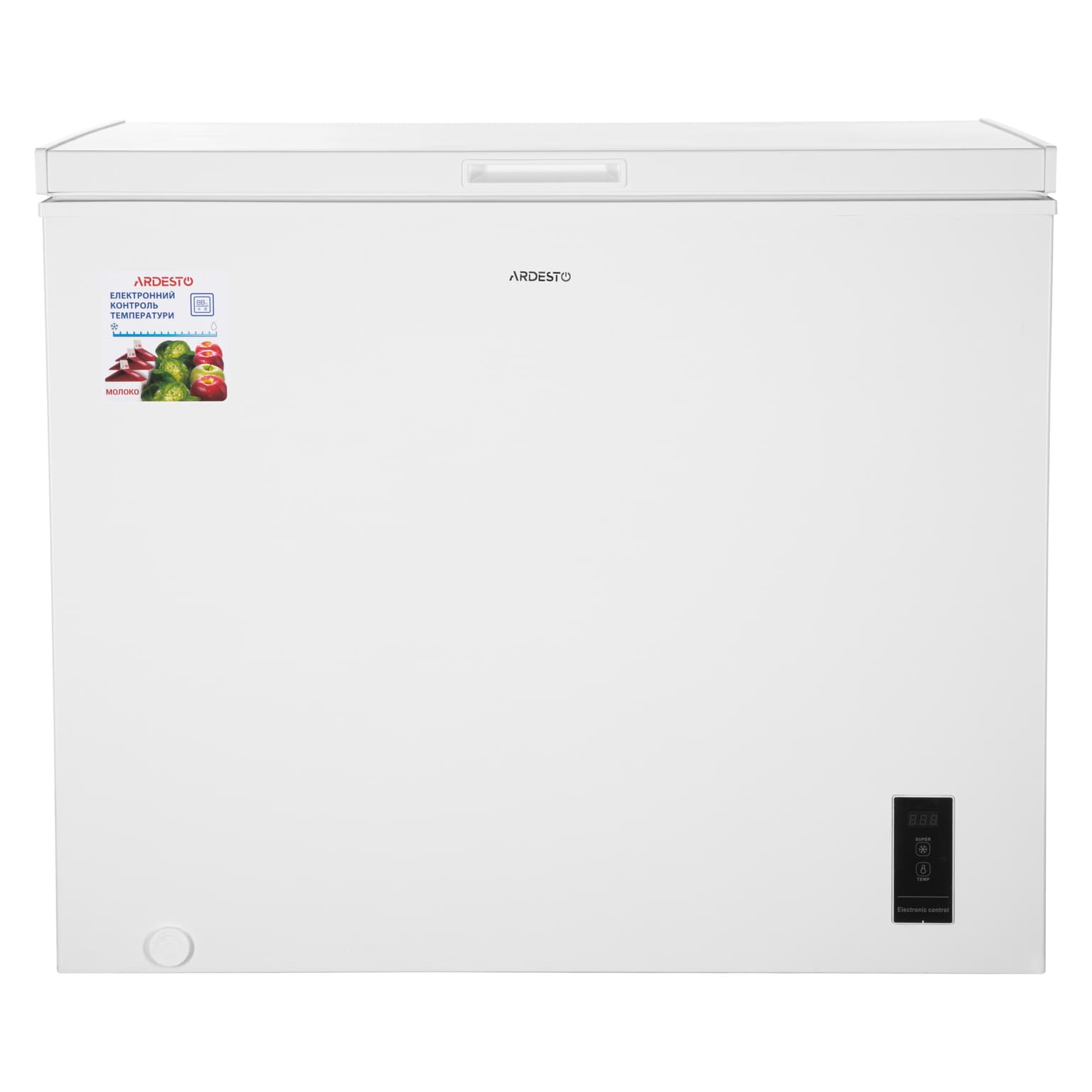 Ardesto Chest freezer, 249L, A++, ST, inv., display ext, ref mode, white