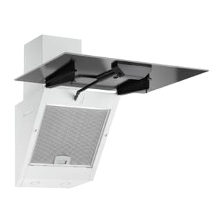 Ardesto Hood Inclined hood HCH-F1300WG, 60cm, 900m3h, glass, 2x1W LED, button, white - 4