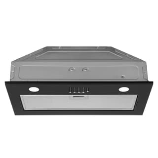 Ardesto Hood integrated HFI-F900GBL, 52cm, 700m3h, glass, 2x1W LED, button, black - 2