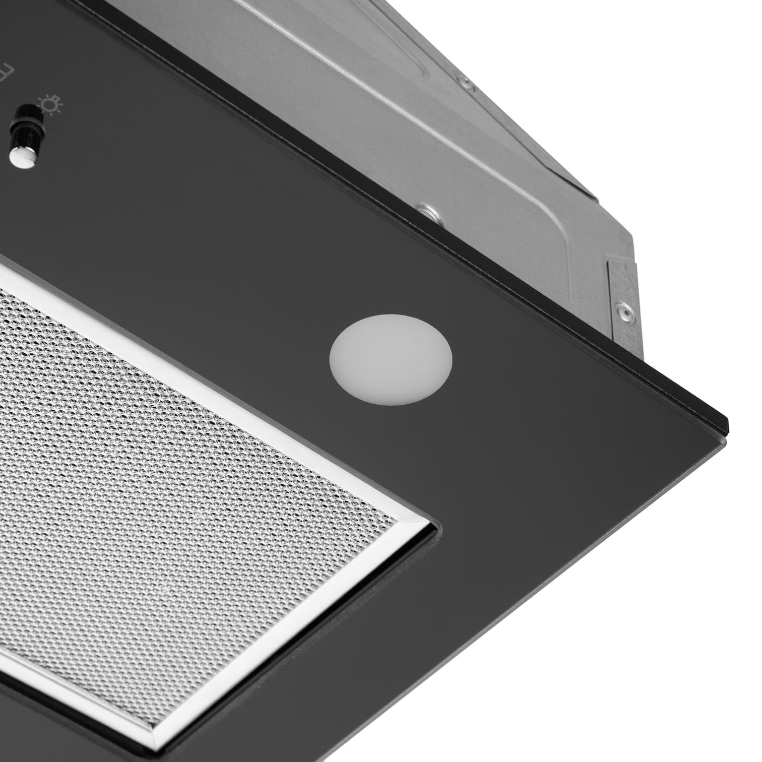 Ardesto Hood integrated HFI-F900GBL, 52cm, 700m3h, glass, 2x1W LED, button, black - 5