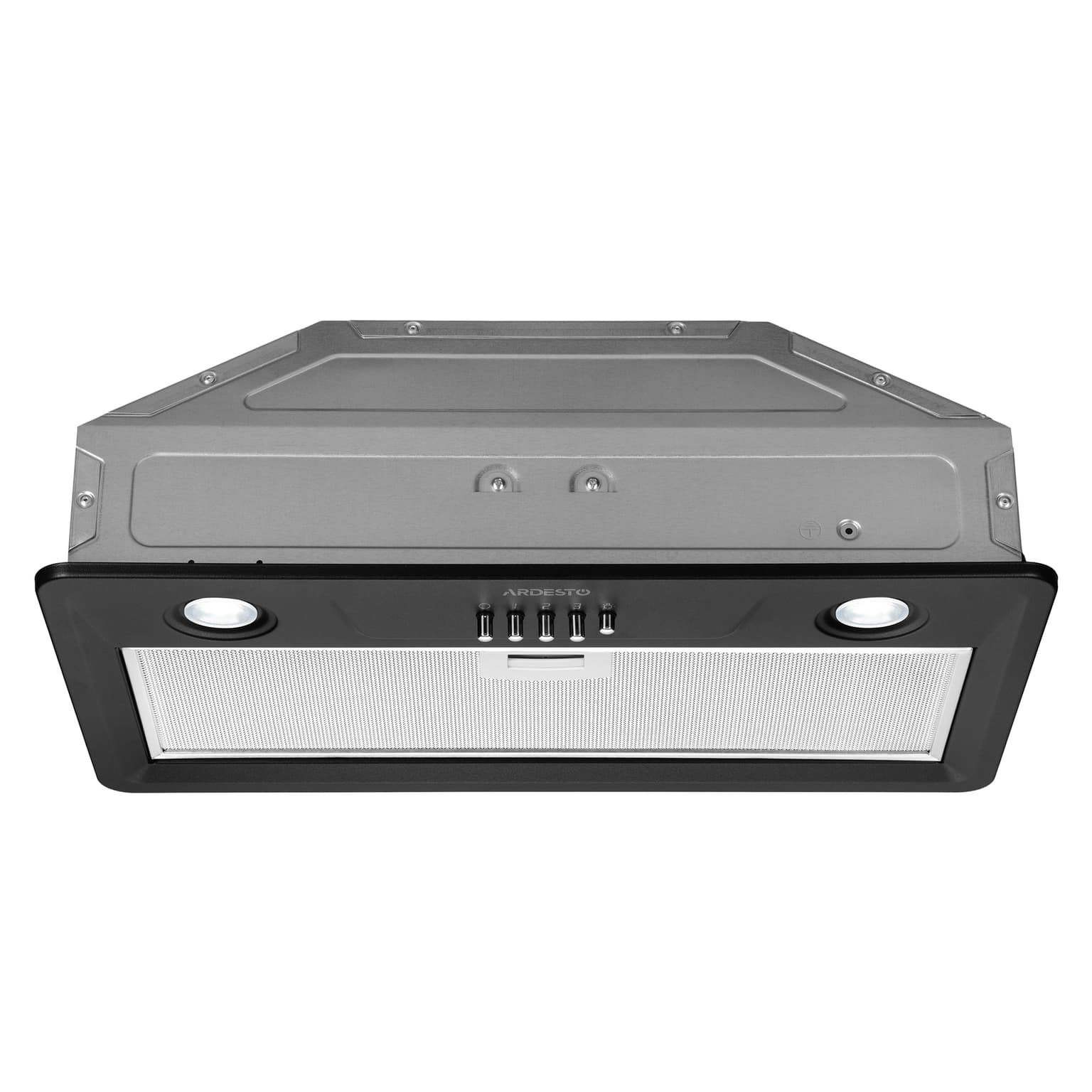 Ardesto Hood integrated HFI-F900MBL, 52cm, 700m3h, metal, 2x1W LED, button, black - 2