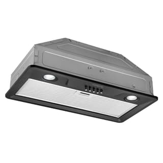Ardesto Hood integrated HFI-F900MBL, 52cm, 700m3h, metal, 2x1W LED, button, black - 4