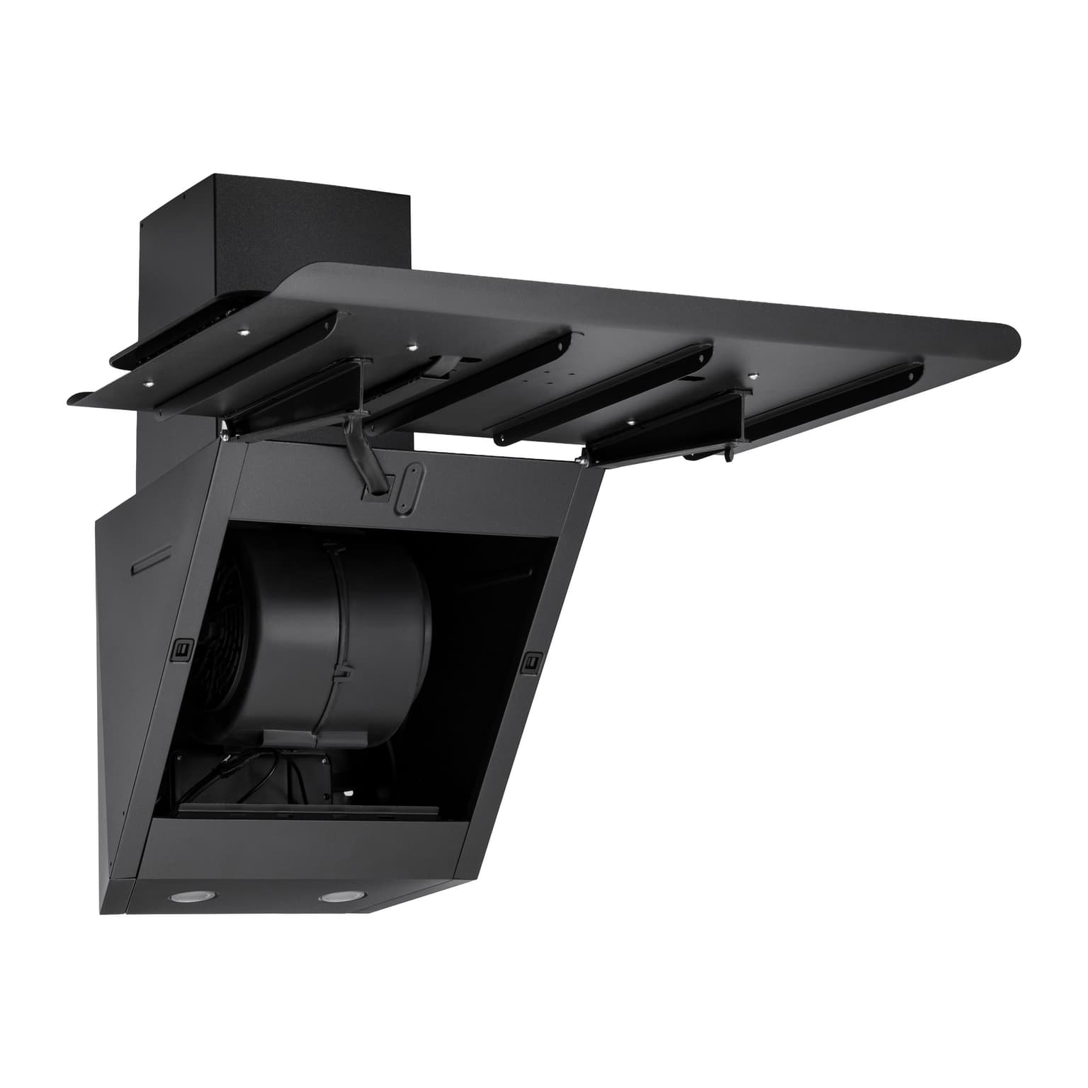 Ardesto Hood Inclined hood HL-F1300BLG, 60cm, 900m3h, glass, 2x1W LED, sensor, black - 5