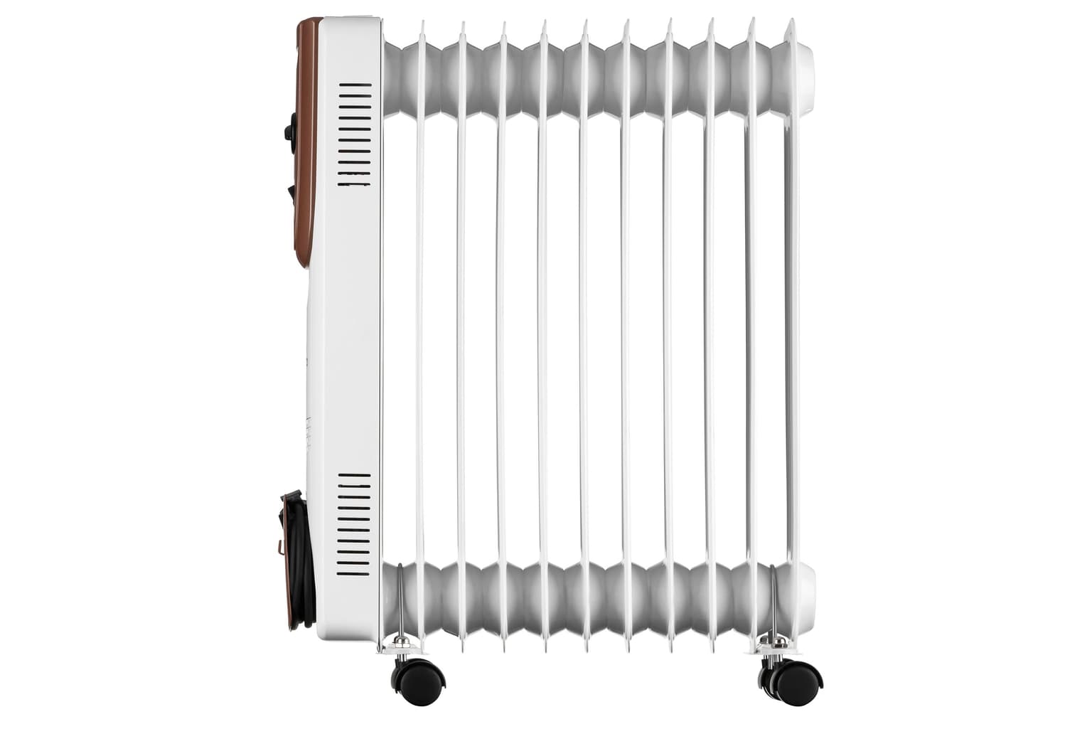Ardesto Oil radiator OFH-11X1 25m2, 2500w, mechanical control, 11 sections, white - 2