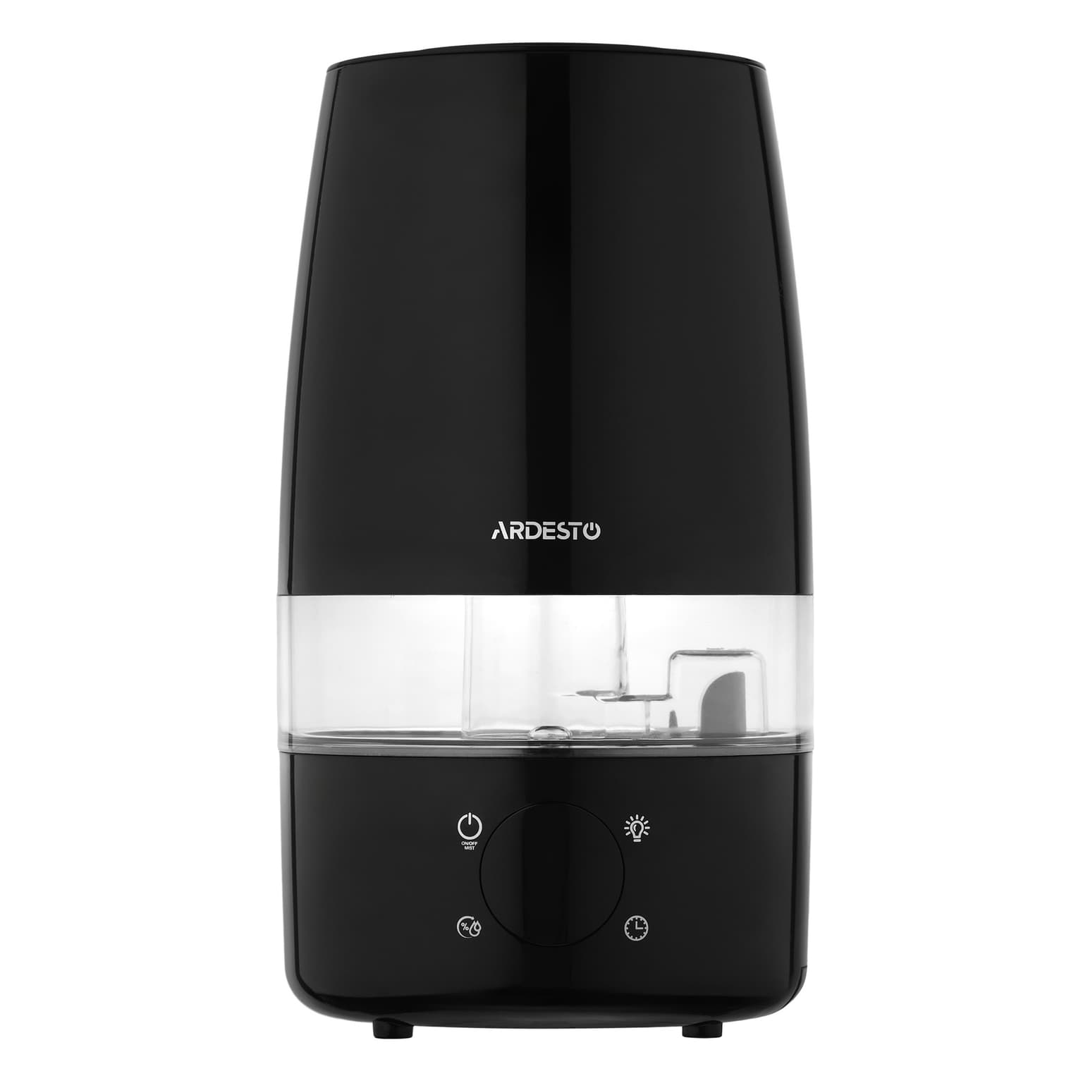 Ardesto Air humidifier USH-H-4B ultrasonic, 30m2, 4l, 280ml/h, electric. control, remote control, top. water inlet, display, black