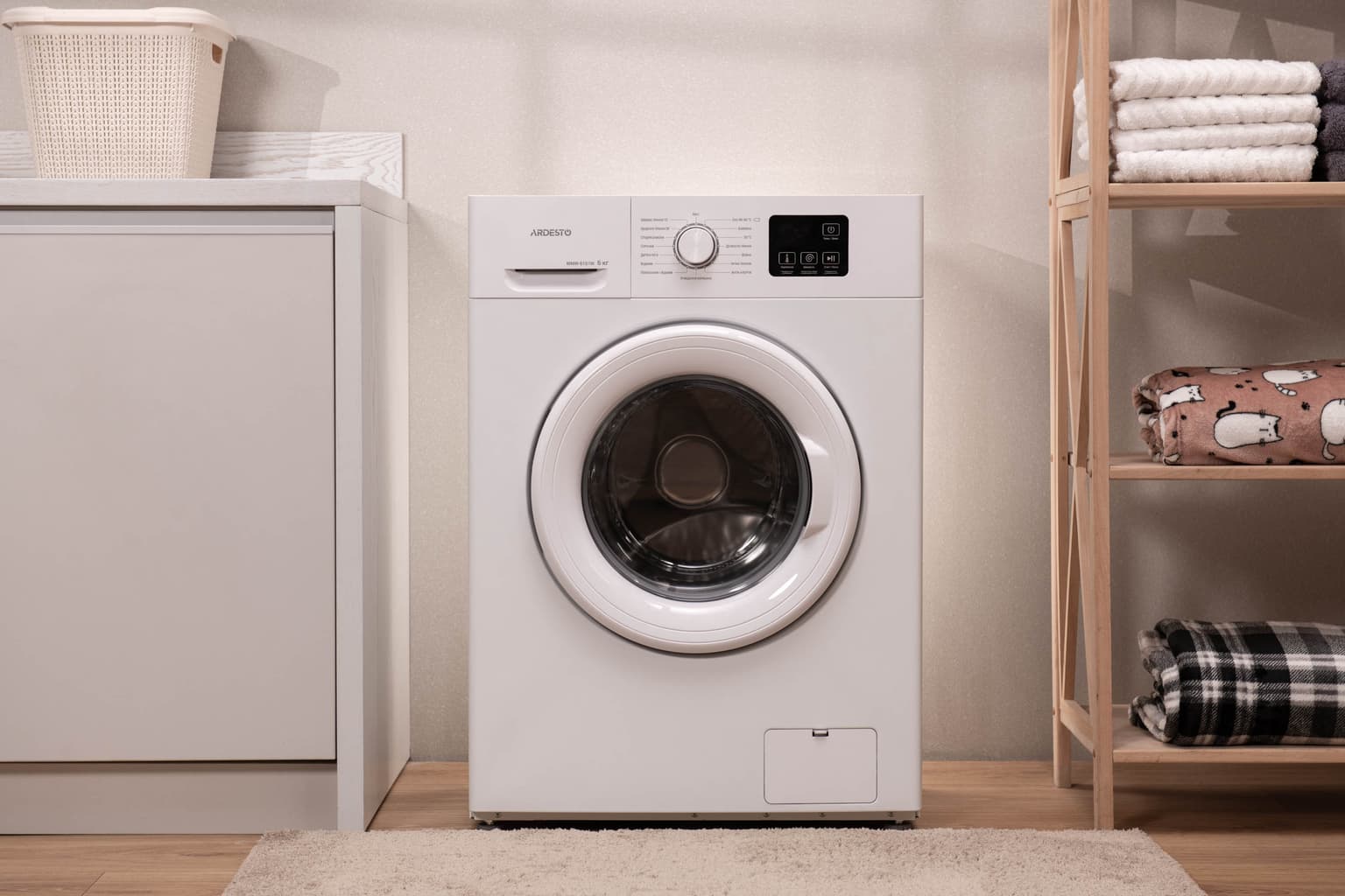 Ardesto Washing machine front load, 6kg, 1200, A, 45cm, display, inverter, white - 2