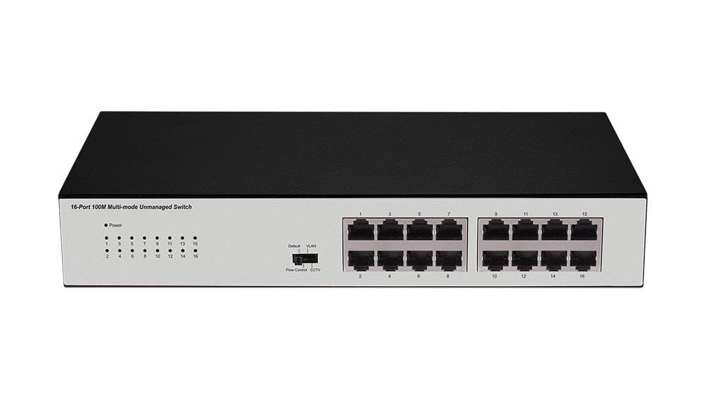 BDCOM S1016C Unmanaged Switch - 16 ports 100M