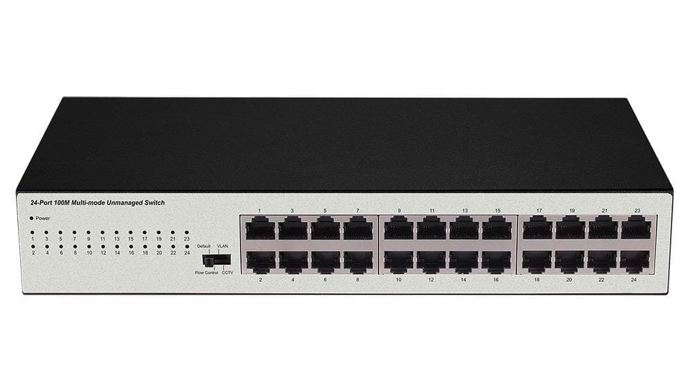 BDCOM S1024C Unmanaged Switch - 24 ports 100M