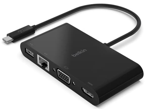 Belkin Hub USB-C - Ethernet/HDMI/VGA/USB-A - 6
