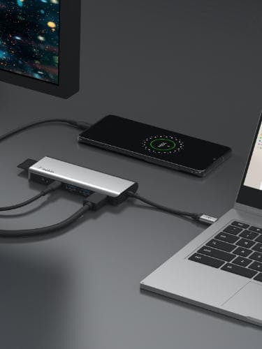 Belkin Hub USB-C 7in1 HDMI/2xUSB-A/USB-C/SD/microSD/jack3.5 - 3