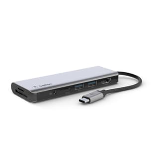Belkin Hub USB-C 7in1 HDMI/2xUSB-A/USB-C/SD/microSD/jack3.5 - 4