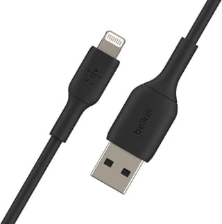 Belkin cable USB-A > Lightning charge/data, 1m, PVC, black - 3