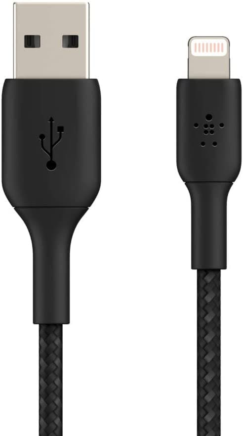 Belkin cable USB-A > Lightning charge/data, 1m, BRAIDED, black - 2