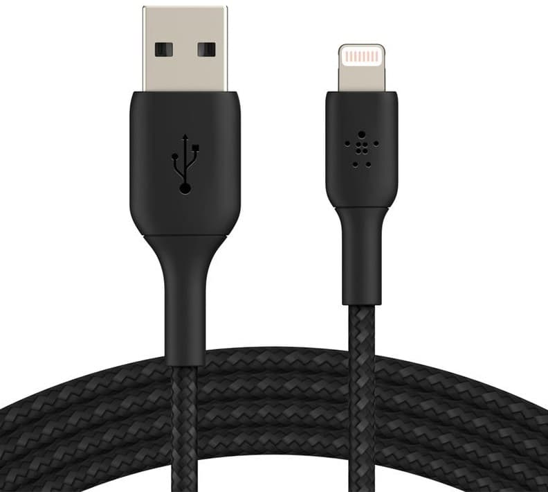 Belkin cable USB-A > Lightning charge/data, 1m, BRAIDED, black - 4