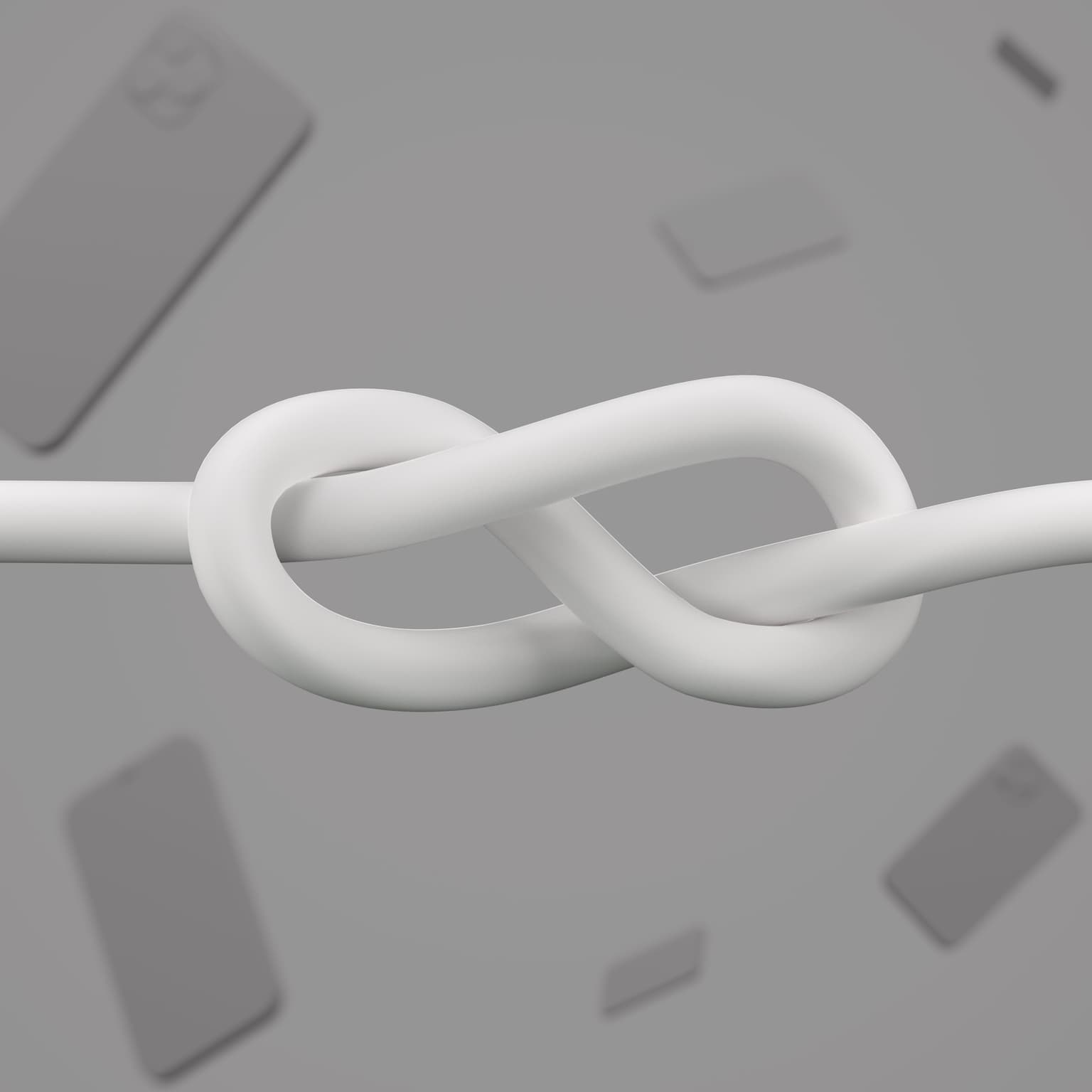 Belkin cable USB-A > Lightning charge/data, 1m, SILICONE, with clip, white - 4