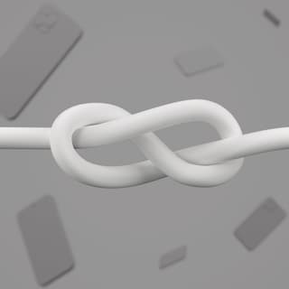 Belkin cable USB-A > Lightning charge/data, 1m, SILICONE, with clip, white - 4