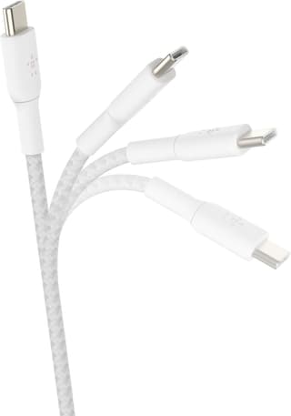 Belkin cable USB-C > USB-C charge/data, 2m, 60W, Type-C, BRAIDED, white - 4